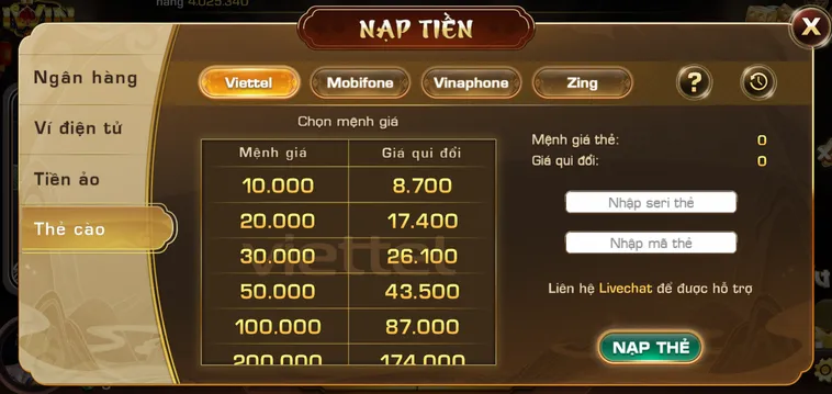 Nạp Tiền IWin Club Ngay Để Tận Hưởng Kho Game Đồ Sộ Cùng Nhiều Ưu Đãi Khủng