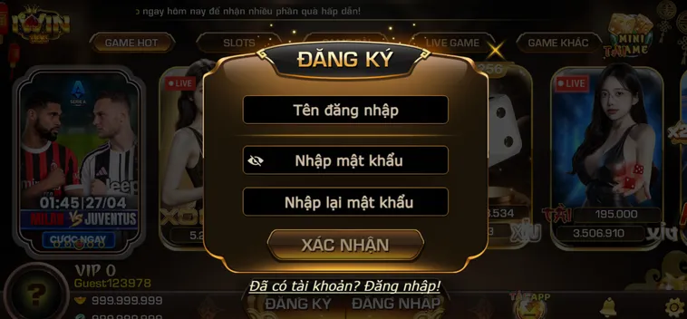 Đăng Ký IWin Club Ngay Hôm Nay Để Nhận Về Những Ưu Đãi Tiền Mặt Cực Khủng